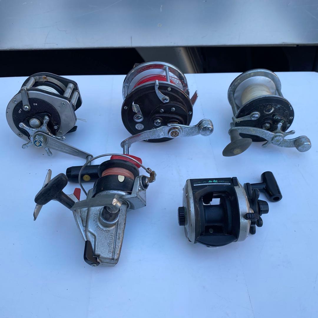 リール5個セット　現状渡し品　胴突など