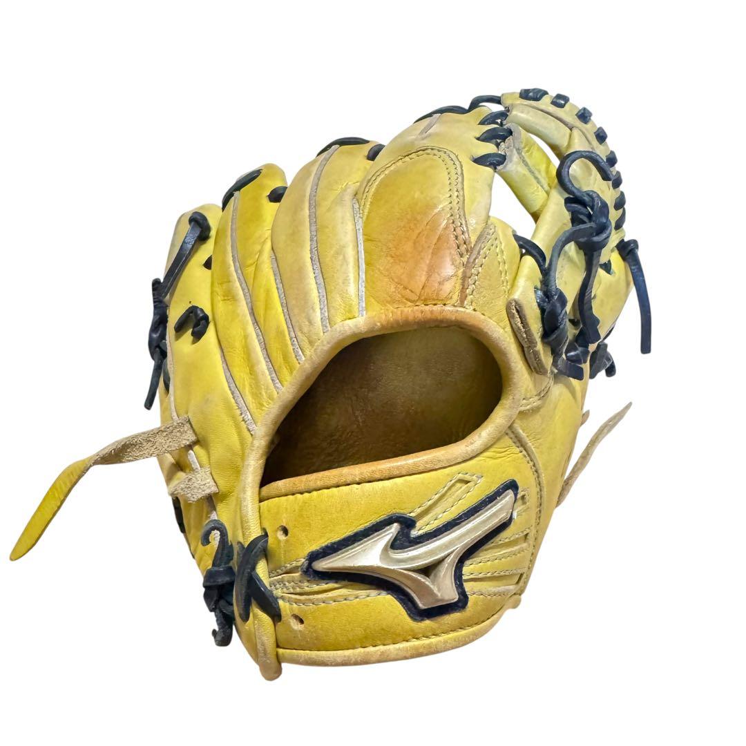Mizuno ミズノ Global Elite 硬式グローブ イエロー 内野手用