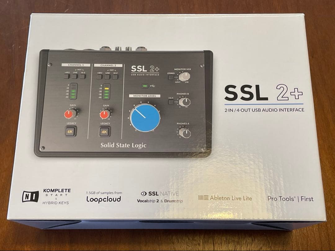 SSL 2+ Solid State Logic オーディオインターフェース
