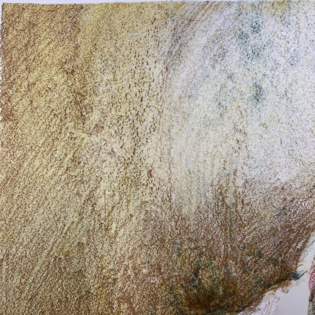 34111010 リトグラフ 版画　外国作家サインあり「髪を結う女性」