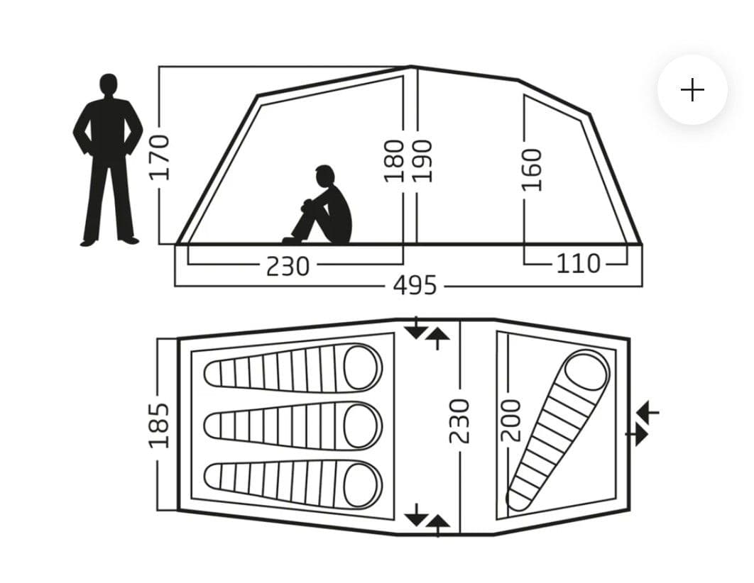 設営3回のみの美品 ノルディスク レイサ4 カシューブラウン