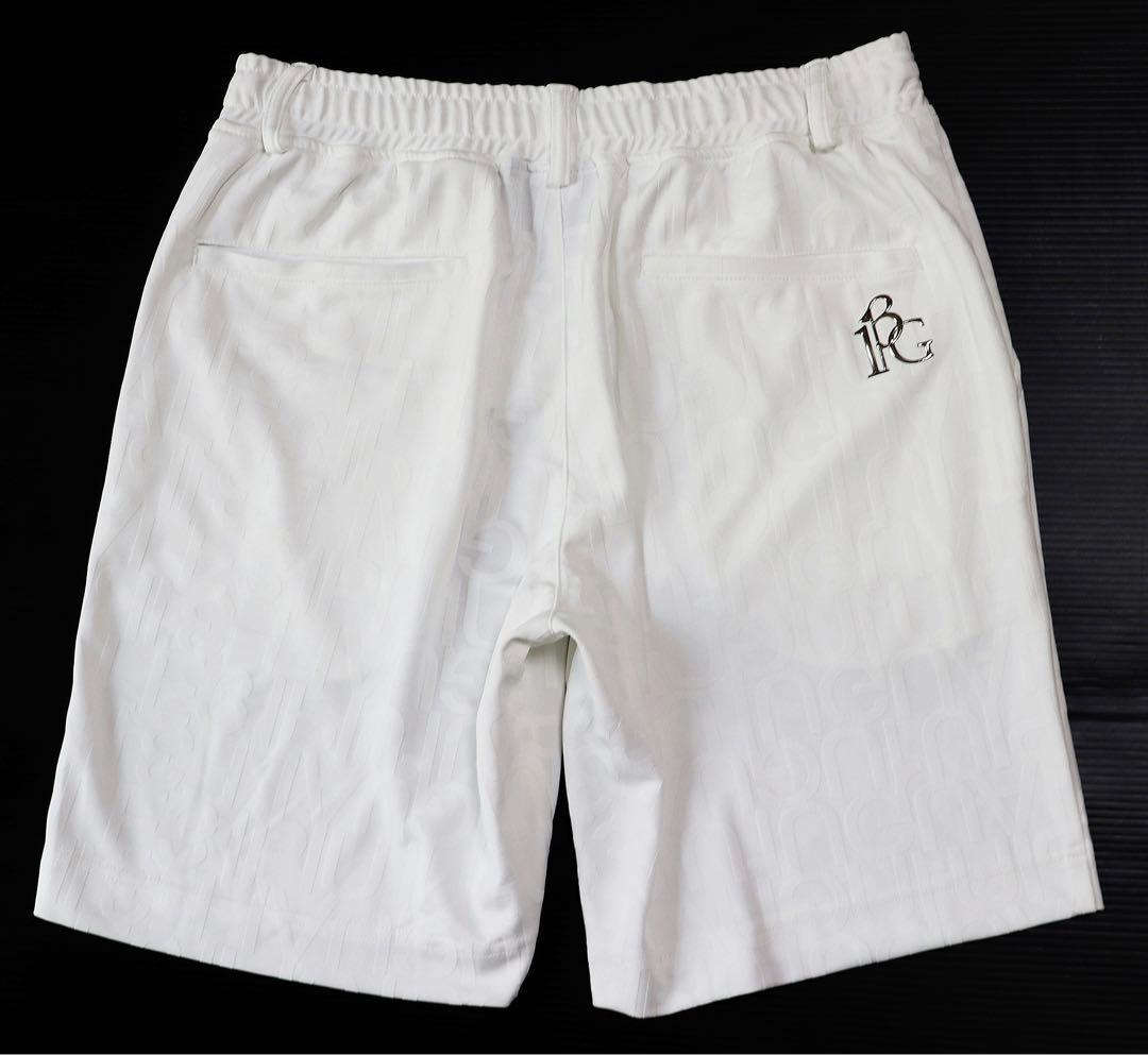 《1PIU1UGUALE3》新品 ジャガードロゴ総柄 ショートパンツ Ⅳ(M)