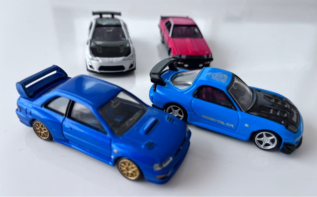 TOMICA トミカ 86 RX-7 インプレッサ スポーツカー 4台