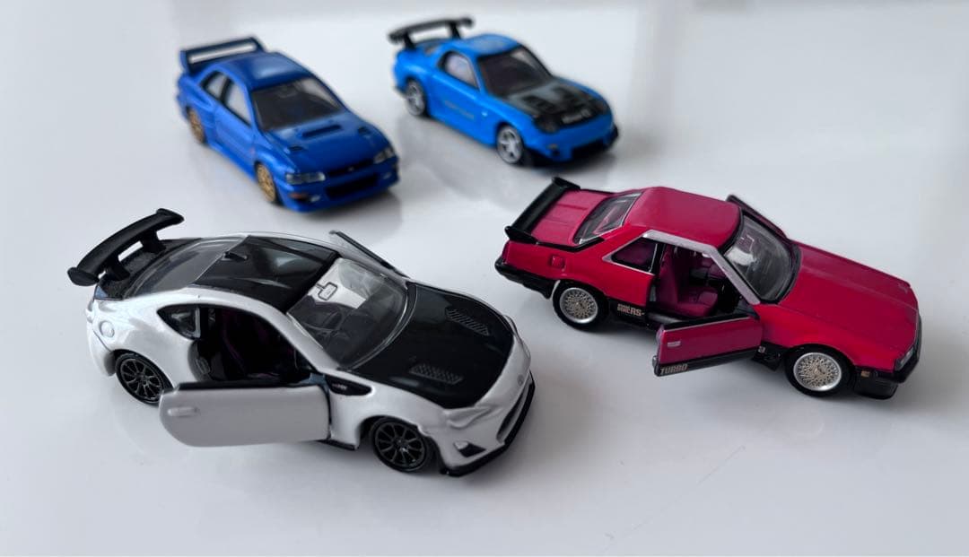 TOMICA トミカ 86 RX-7 インプレッサ スポーツカー 4台