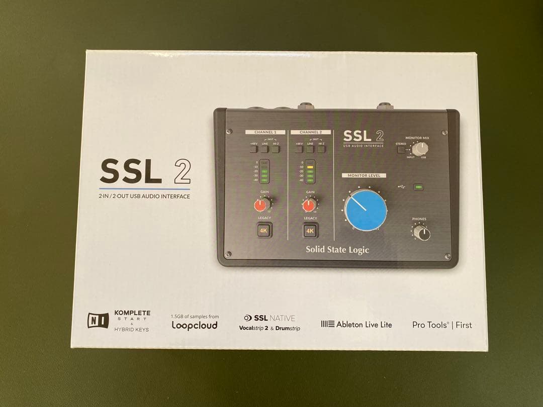 Solid State Logic SSL2 オーディオインターフェイス