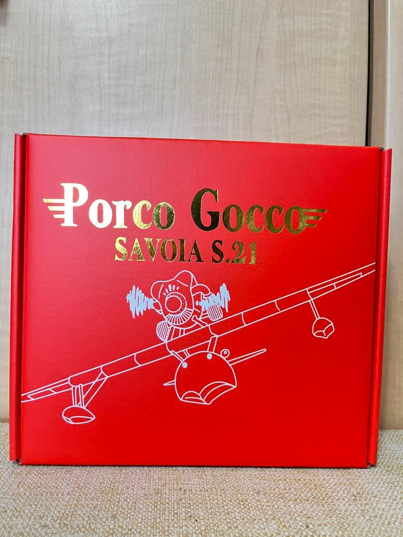 新品未開封　紅の豚　飛行機 Porco Gocco SAVOIA S.21 赤
