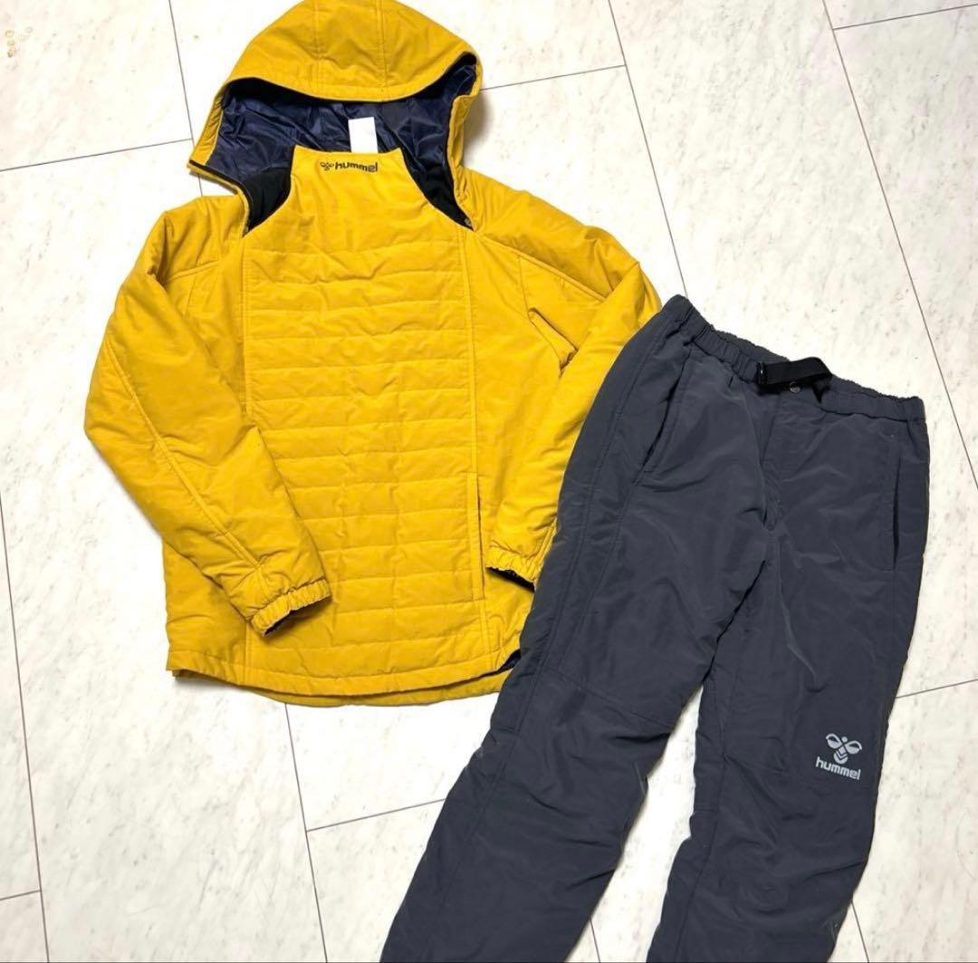 セットアップヒュンメルaddelmパデッドフーディプルオーバー中綿M