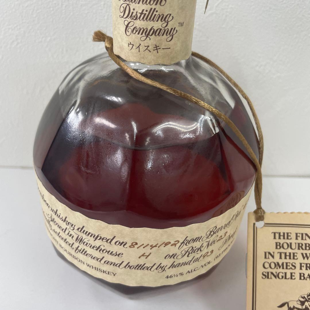 ブラントン　ウィスキー　750ml バーボン　whiskey 1992年冊子付き
