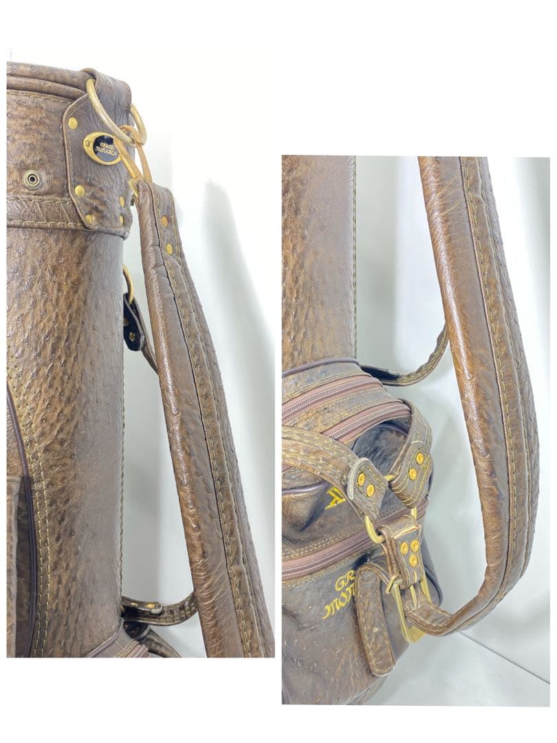 値下げ　ミズノ　グランドモナーク　オーストリッチ　キャディ　バッグ