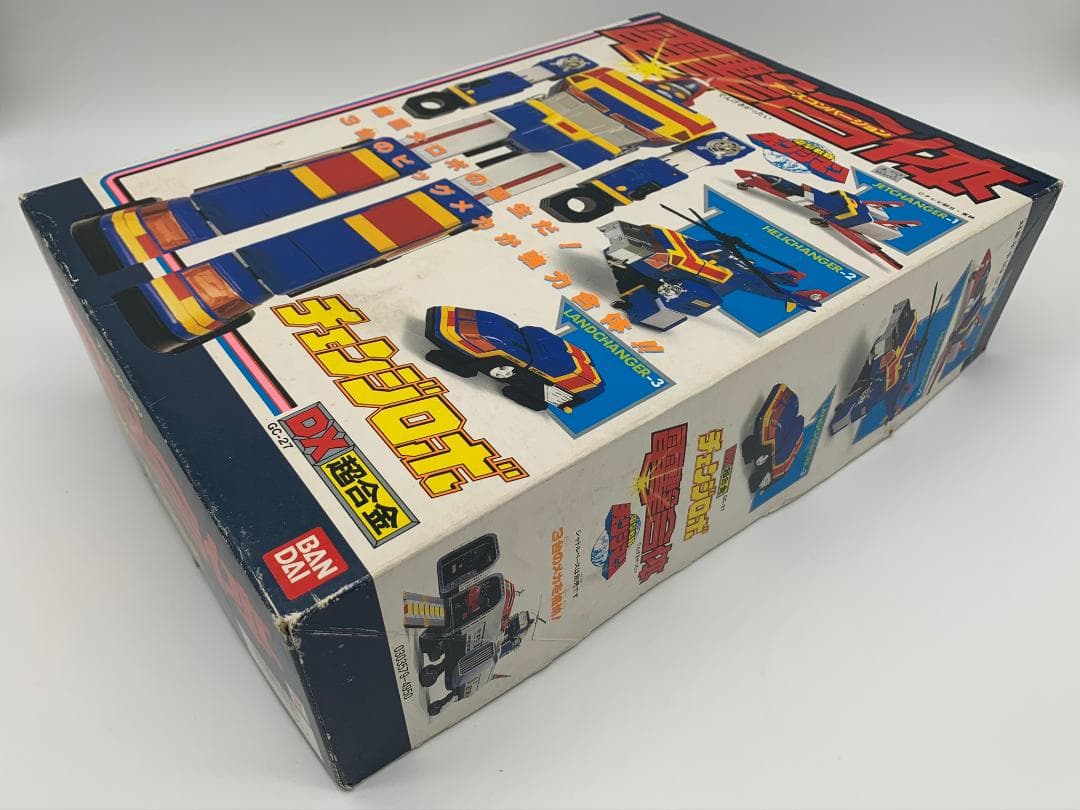 当時物 電撃戦隊チェンジマン DX超合金 チェンジロボ シール未使用 美品