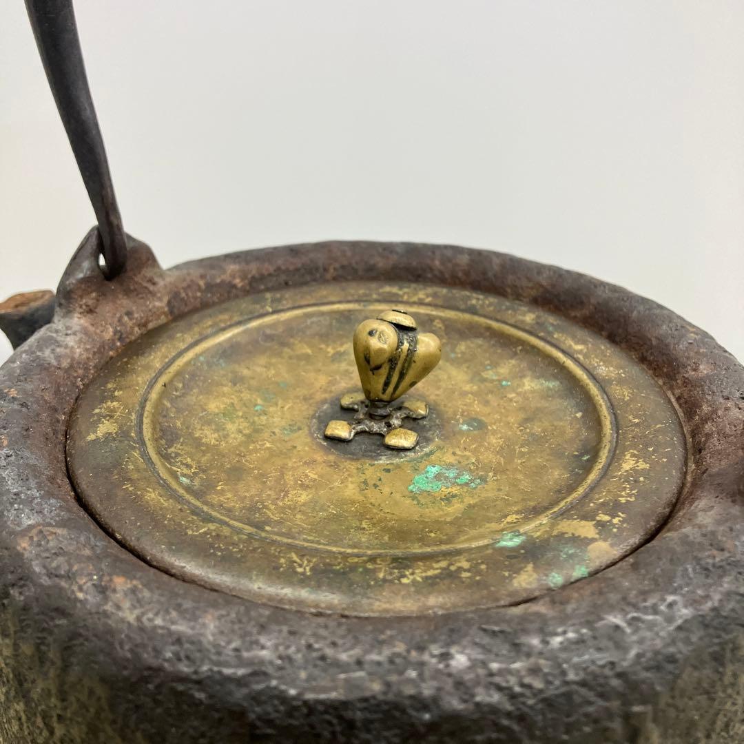 龍文堂　古鉄瓶　アンティーク