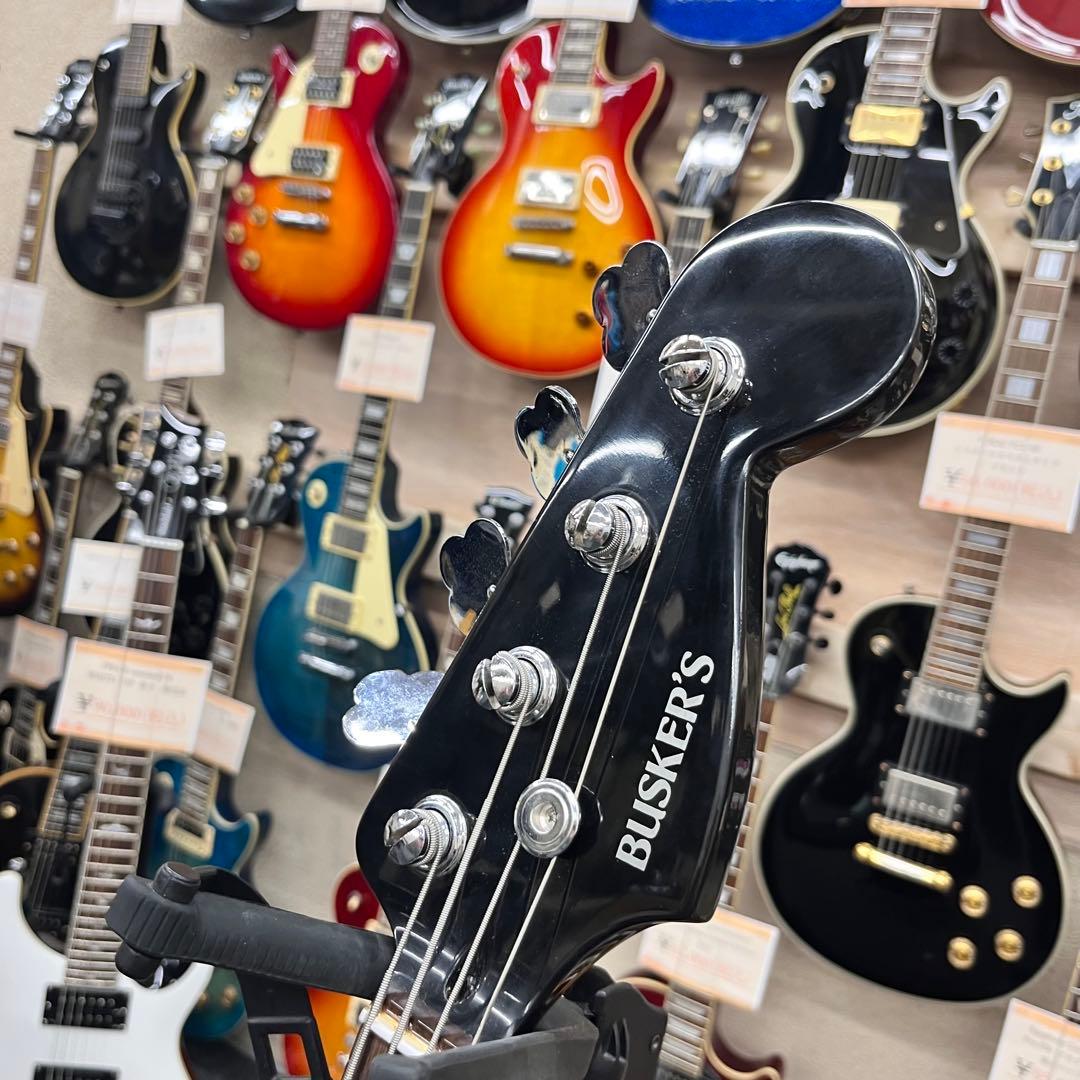 【10667】 BUSKER'S ジャズベースタイプ ミラーPG ブラック