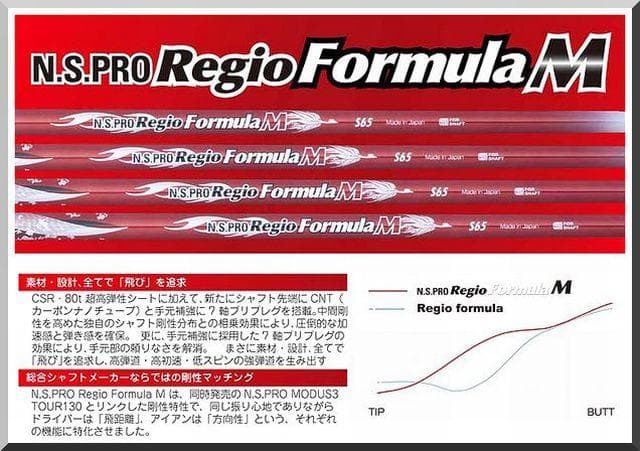 ■ Regio formula M R55 1W用＋各スリーブ＋グリップ JP