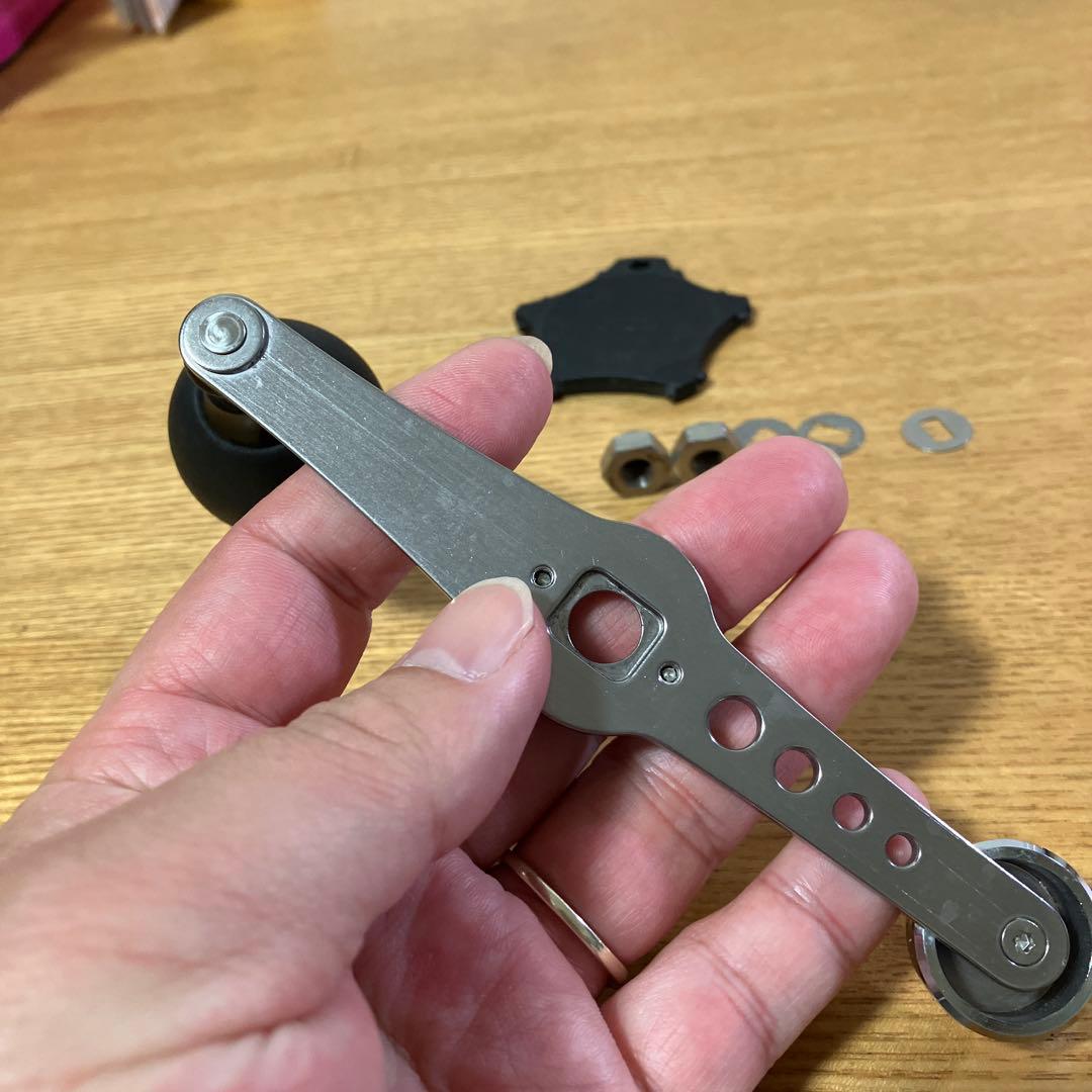 美品　スタジオオーシャンマーク　AC33/A60Kb シマノ用　7×4 ハンドル