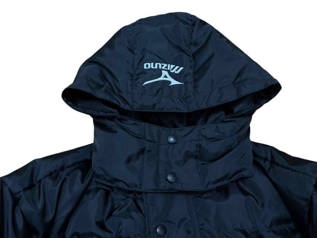 『美品』mizunoミズノ ダウンベンチコート 黒 サーマルプラス S