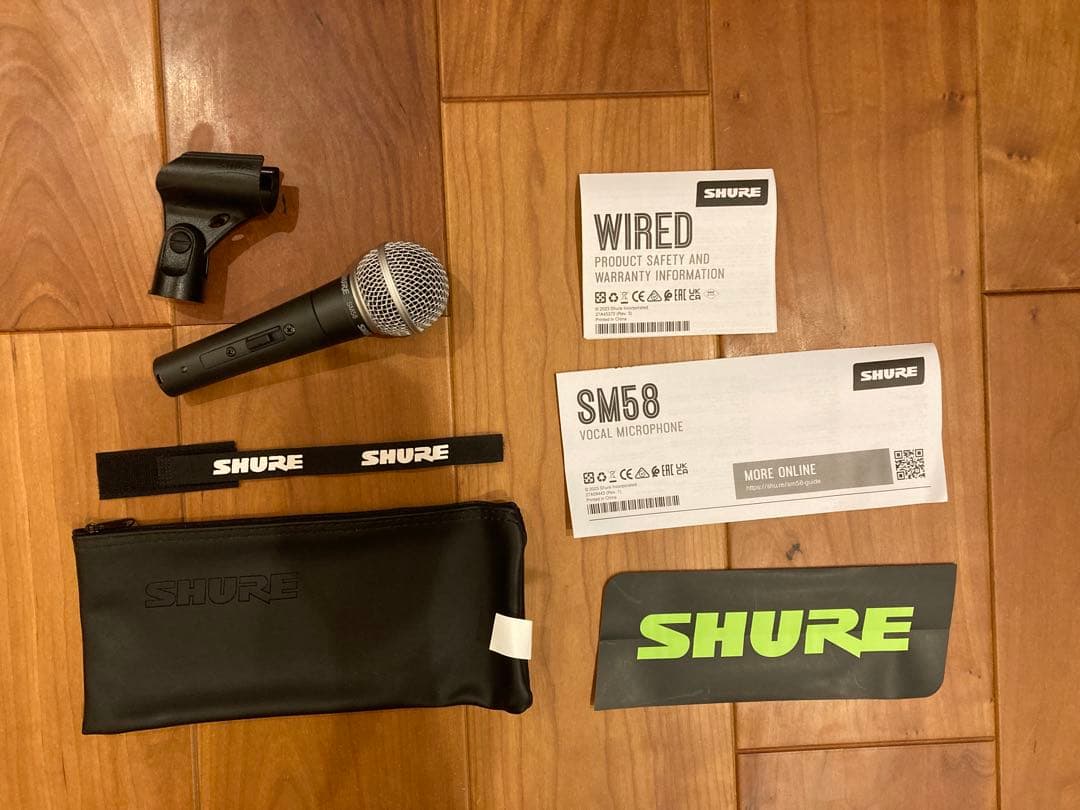 SHURE SM58 ダイナミックマイク コード付き