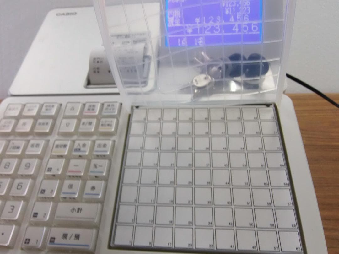 CASIO SR-C550-4S ホワイト レジスター25424