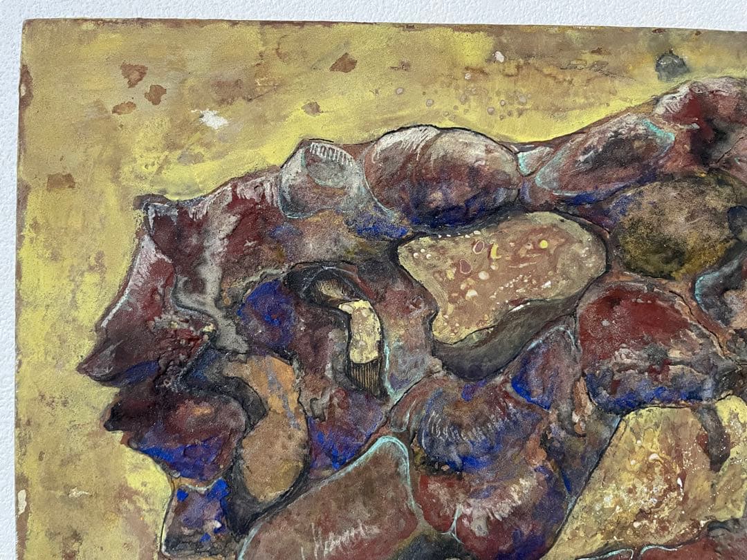 イ*）様 ティラノサウルス化石 絵画