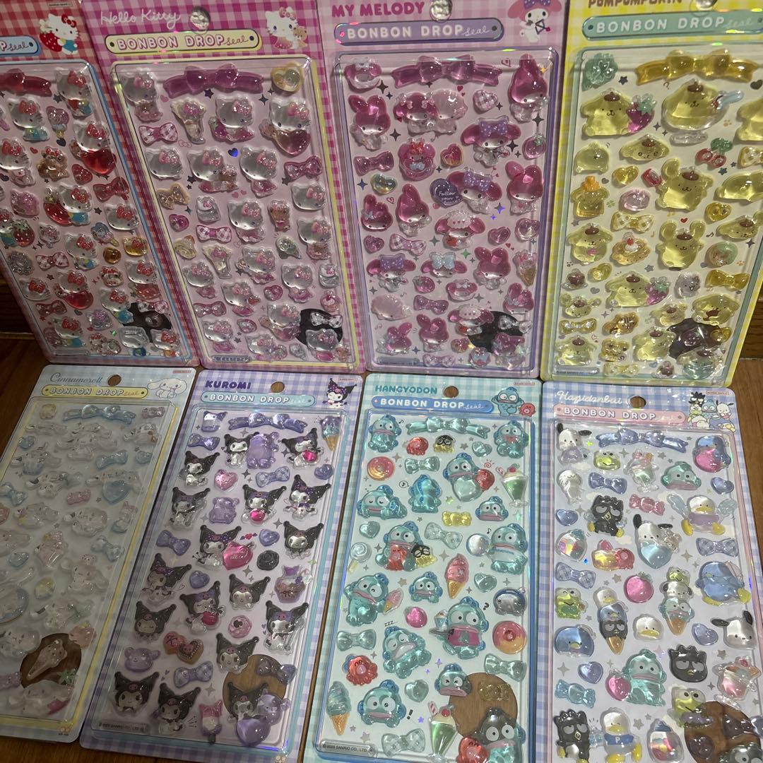 【公式】 サンリオ ボンボンドロップシール 第2弾 全種セット コンプリート