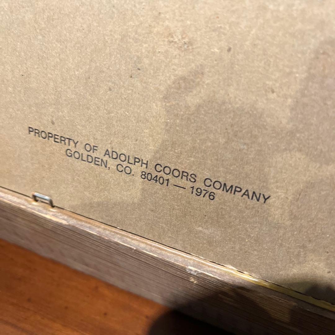 アメリカン雑貨　ビンテージパブミラー coors ビール