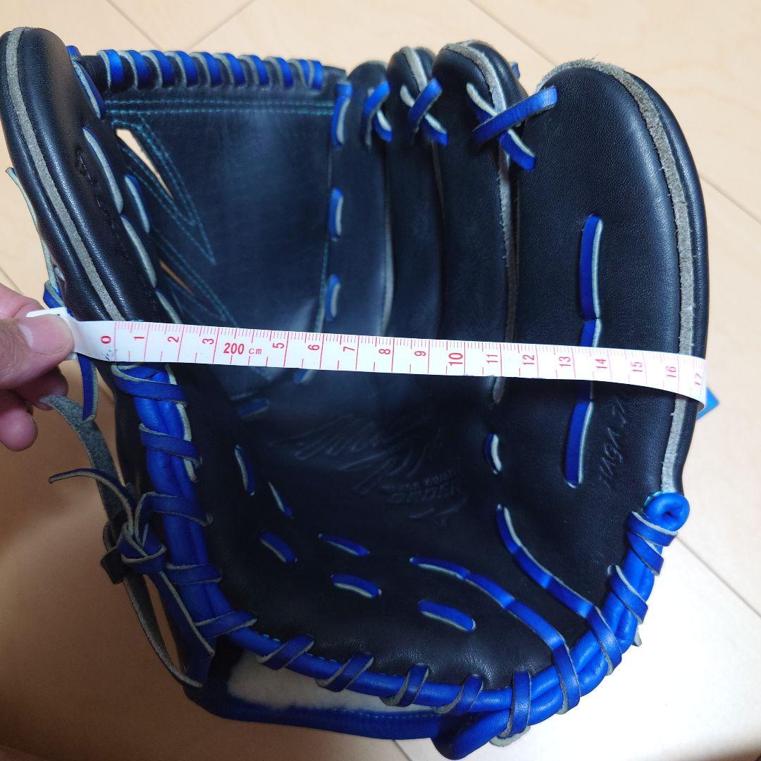 Mizunopro HAGA JAPAN 軟式グローブ 黒/青