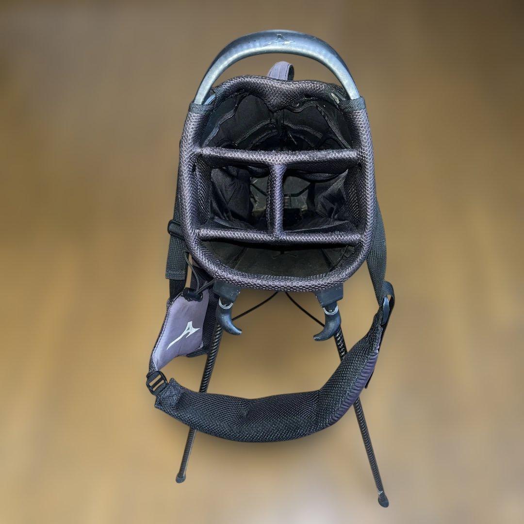 Mizuno K1-L0 スタンド式　キャディバッグ 黒　超軽量　9.0型