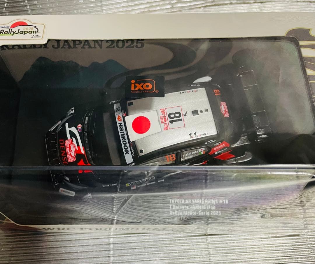 RALLYJAPAN 2025⭐️勝田貴元選手⭐️GR YARIS #18 ミニカー