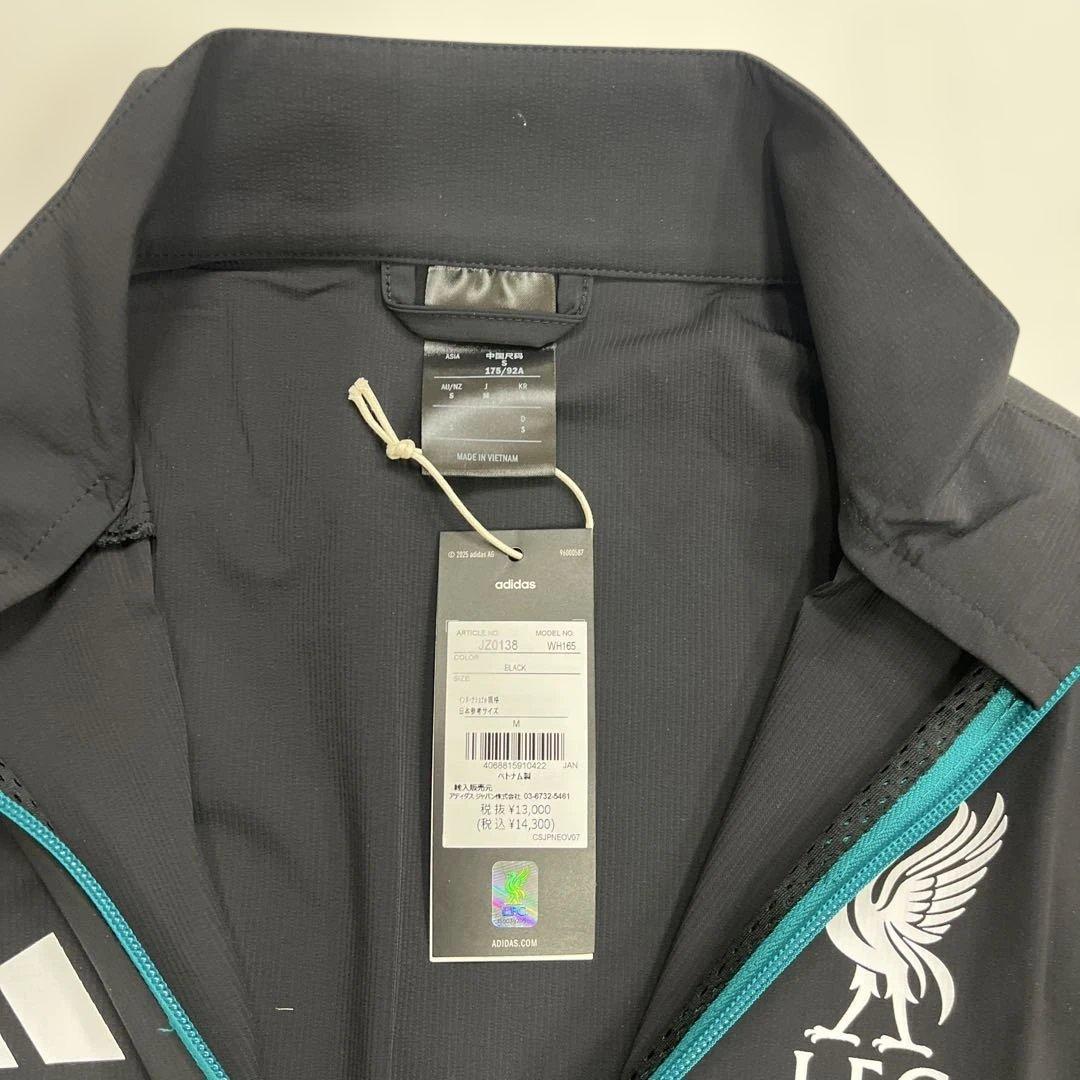 adidas L.F.C. ウィンドブレーカー 黒/ピンク