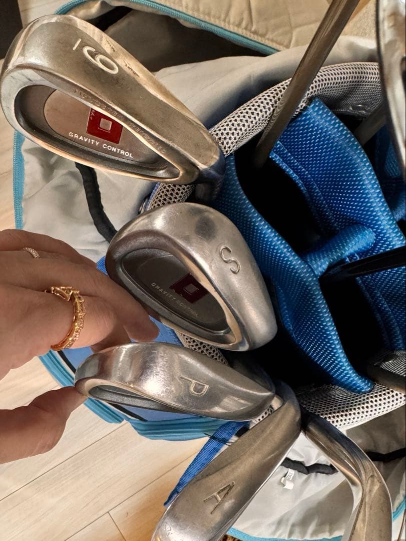 中古、美品、ONOFF アイアン ドライバー ナイキゴルフバッグセット