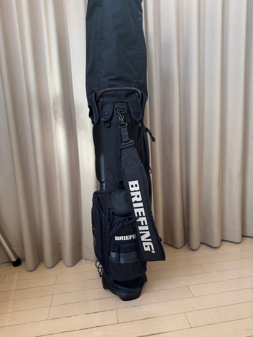 希少⭐︎BRIEFING ネイビー キャディバッグ スタンド付き