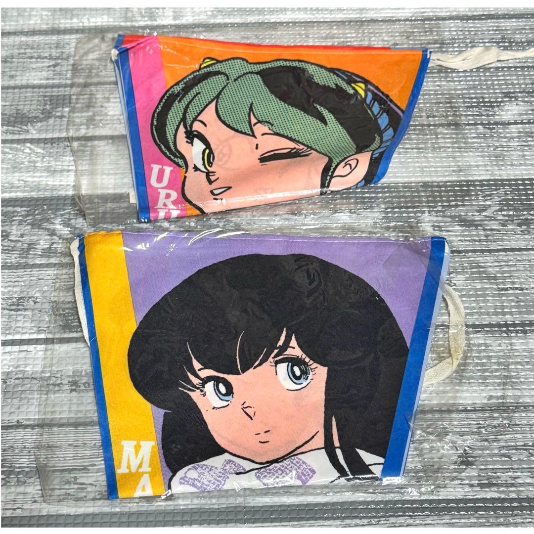 うる星やつら　3連タペストリー　旗　希少品