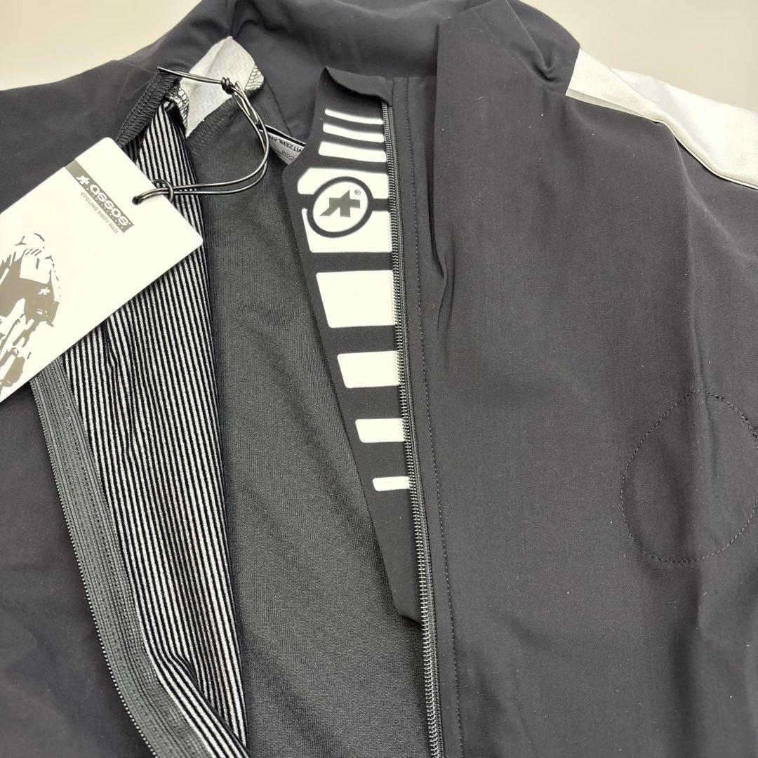 【新品】アソス長袖サイクルジャージ ブラック/ホワイト　インターミディエイト