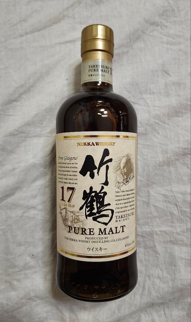 NIKKA 竹鶴 17年 ピュアモルト 700ml 箱付き