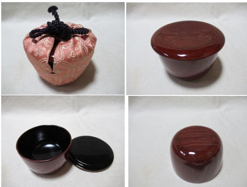 御所籠　銘あり　中の道具皆揃い　合わせ箱