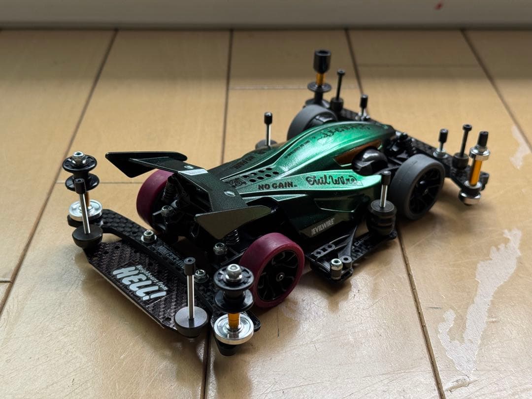 ミニ四駆完成品　B-MAX デュアルリッジjr FM-Aシャーシ