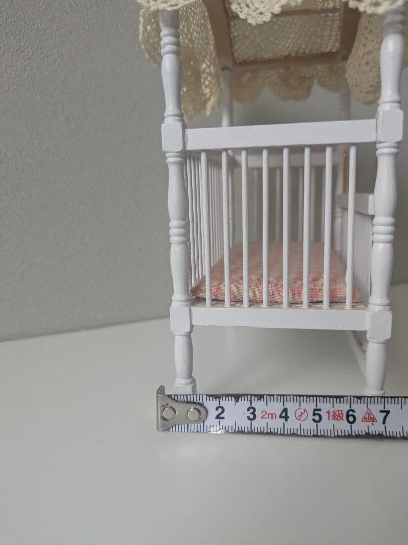 フランスアンティーク ドール用 ベビーベッド