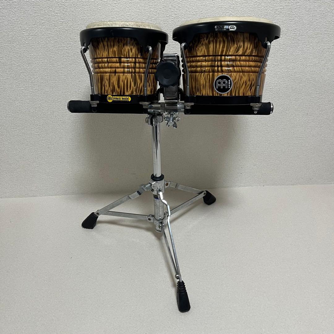 MEINL マイネル ボンゴ FREE RIDE スタンド セット 豹柄