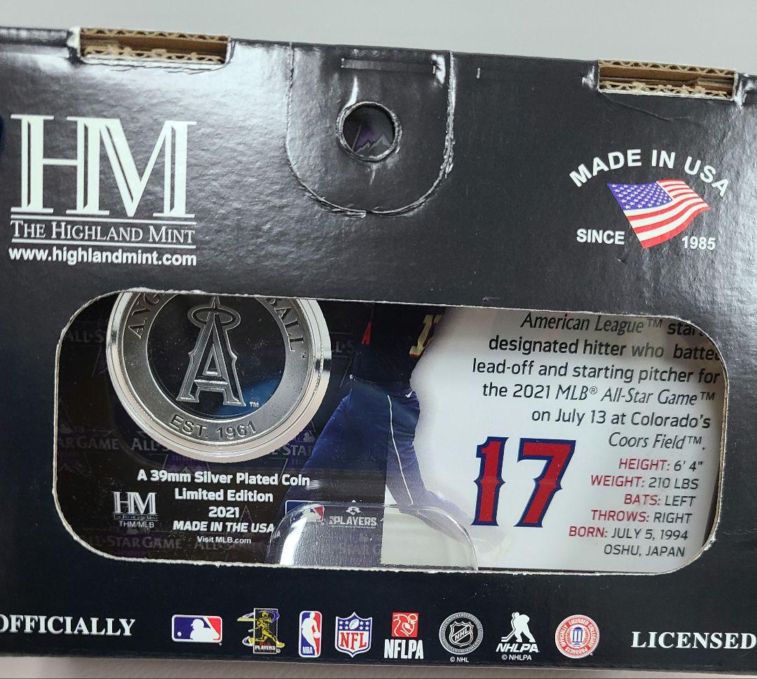 大谷翔平　郵便局　MLBオールスターゲーム2021初出場　シルバーカード