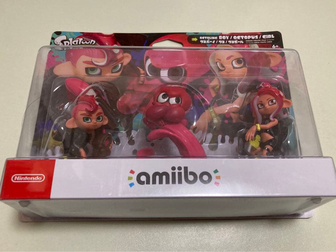 新品スプラトゥーン amiibo タコガール/タコ/タコボーイ トリプルセット！