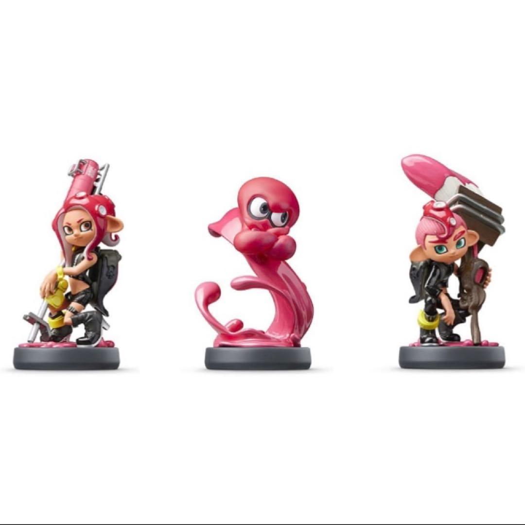 新品スプラトゥーン amiibo タコガール/タコ/タコボーイ トリプルセット！