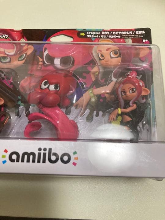 新品スプラトゥーン amiibo タコガール/タコ/タコボーイ トリプルセット！