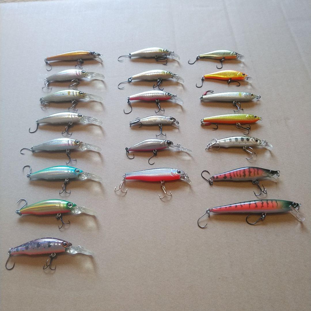 トラウトミノー 21個 (使用品・中古品)