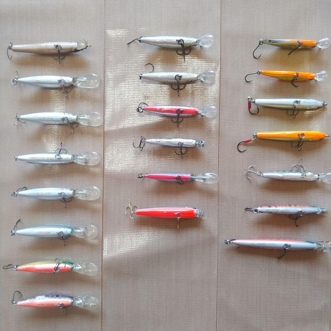 トラウトミノー 21個 (使用品・中古品)