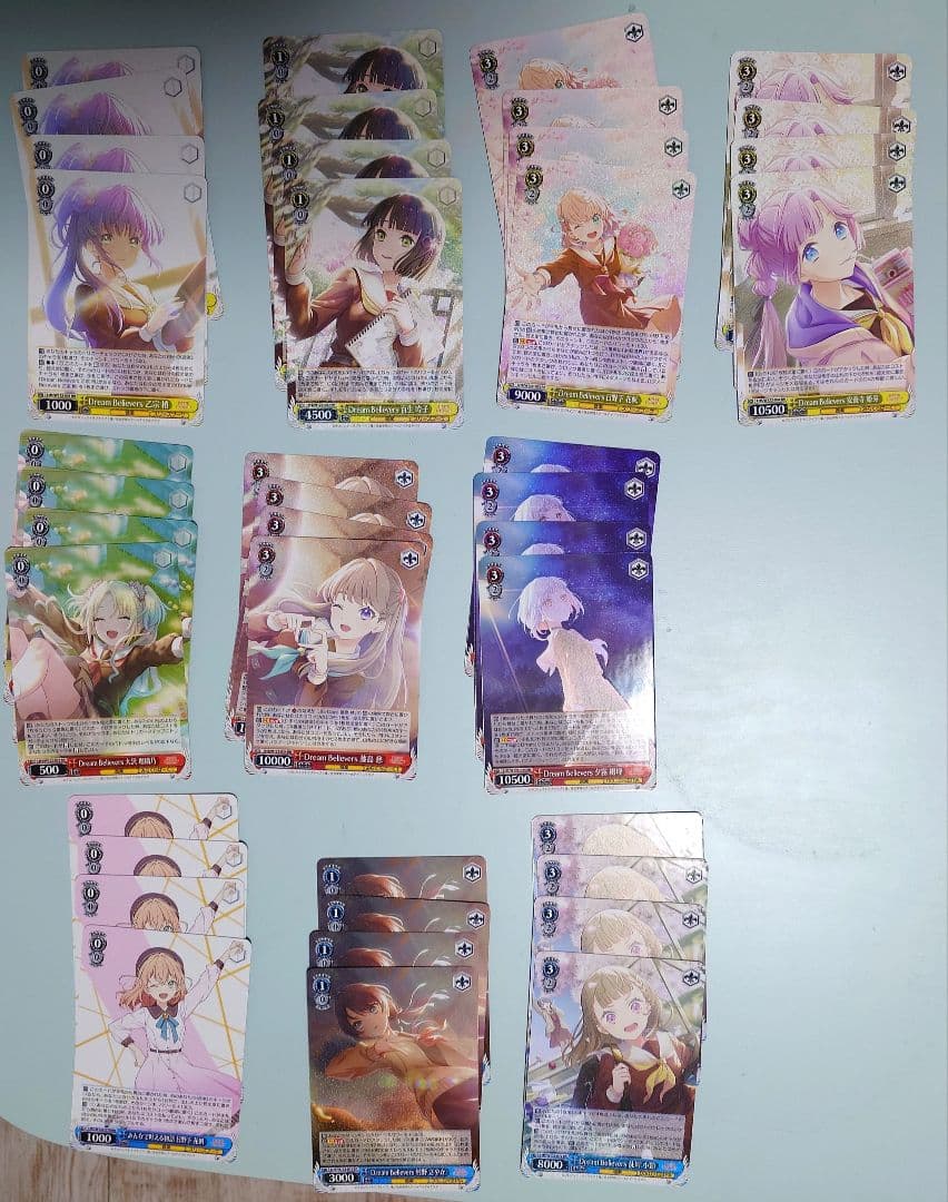 ヴァイスシュヴァルツ　蓮ノ空　RR以下4コン