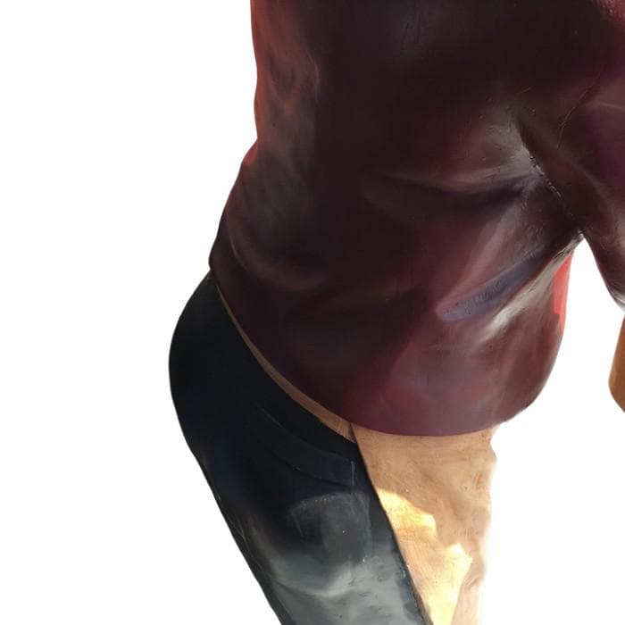 Y 長期保管 ウェイター ウェルカム ドール 人形 カフェ 入口 店舗 飲食店