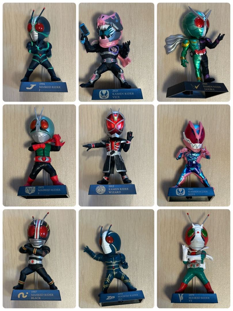 仮面ライダー　一番くじ　E賞　ディフォルメクス 23体