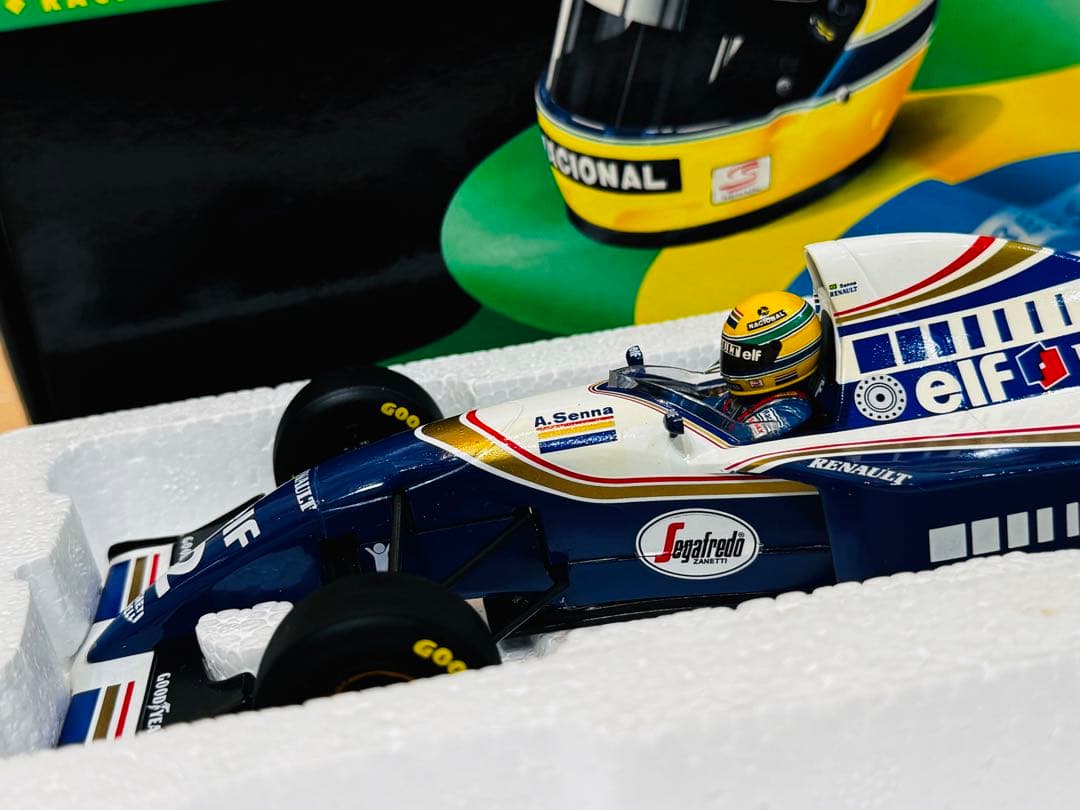 【未使用】マクラーレン　アイルトンセナ　1994 FW16 1/18