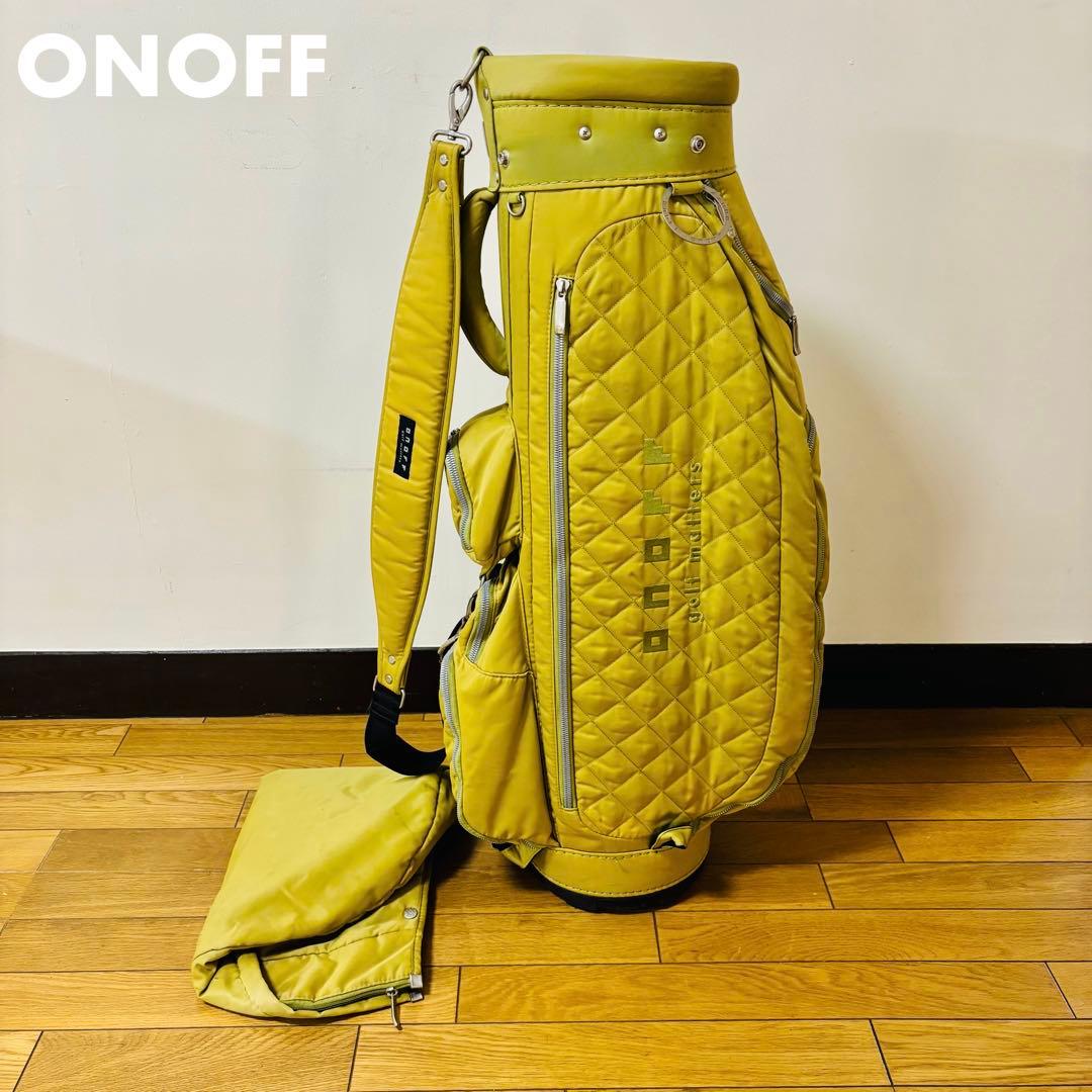 ONOFF キャディバッグ　ゴルフバッグ送料込み