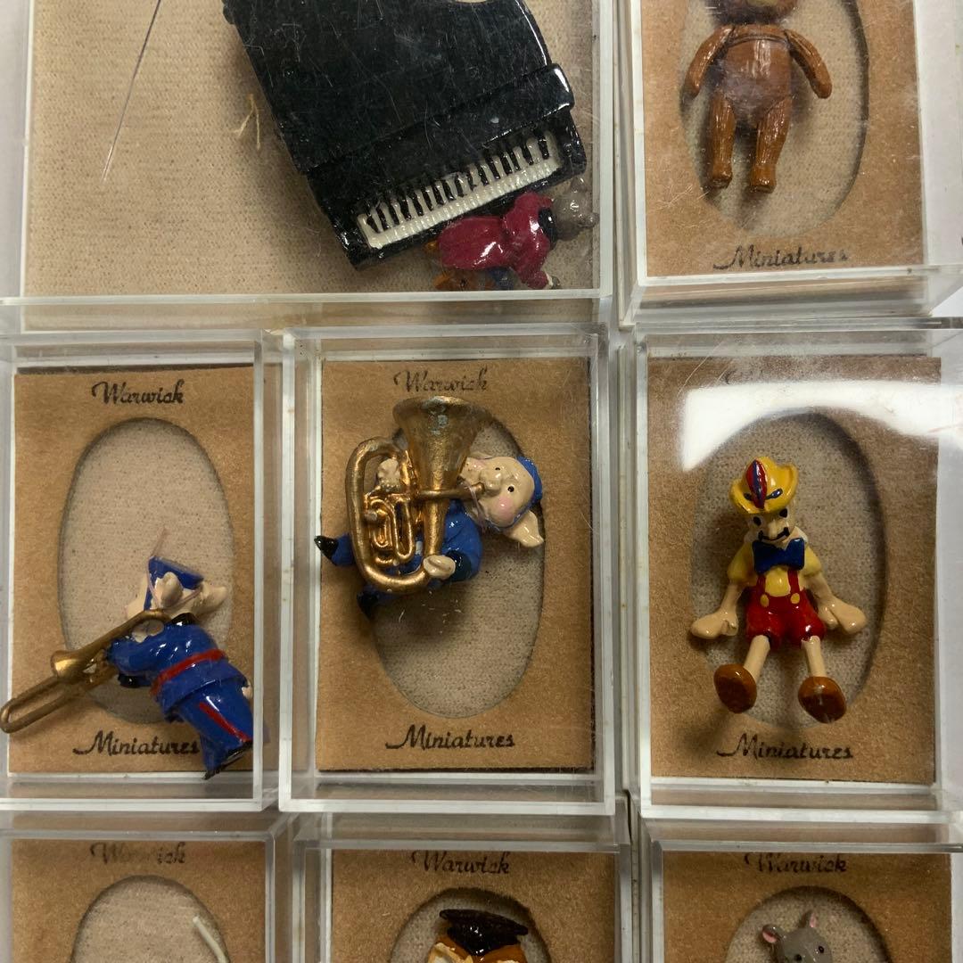 Warwick miniatures ミニチュア　動物　ピノキオ　アンティーク