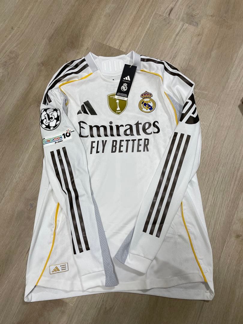 レアルマドリード　長袖　ユニフォーム　モドリッチ　記念　M